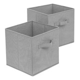 Cubo Organizador De Almacenamiento De Tela, 2 Piezas