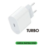 Carregador Turbo 20w Para iPhone 7 8 Plus X Xr 11 12 Pro