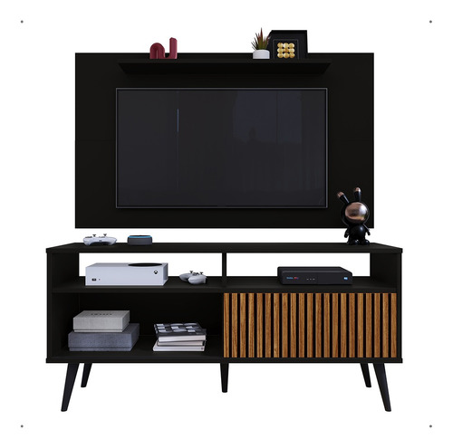 Estante Home Theather Rack Painel Tv 48 Pol Apartamento Sala