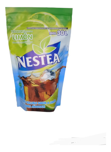 Te Negro Soluble Sabor Limon Sin Azucar Añadidos Rinde 30lts