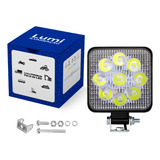 Kit 10 Refletor Holofote Luminaria Jardim 9 Leds Cor Da Carcaça Preto Cor Da Luz Branco-frio 12v 24v Bivolt