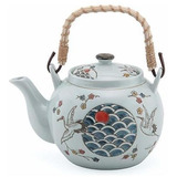 Tetera  De Porcelana De Estilo Japonés Con Diseño De Gr Tts