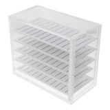 Organizador De Pestañas De Acrílico Transparente, Caja De Al