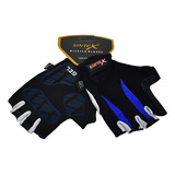 Guantes Dedos Cortos Sintex Aldi Man Talle M-gel Negro Azul