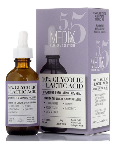Medix 5.5 Suero Exfoliante De Cido Gliclico + Cido Saliclico
