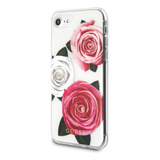 Funda Case Guess Cristal Y Rosas Para iPhone 6, 7, 8