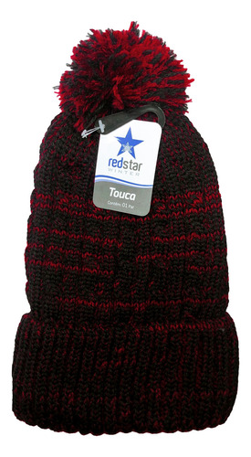 Touca Gorro De Inverno Com Pompom Para Frio Chic Elegante