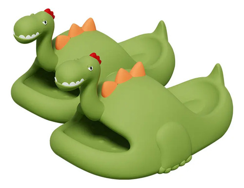 Pantuflas Con Diseño De Dinosaurio Para Niños Sandalias | MercadoLibre