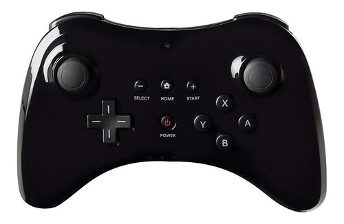 Control Joystick Inalámbrico Nintendo Wii U Pro Controller Negro