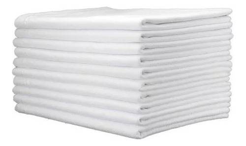 Pano De Chão Saco Branco Alvejado Para Limpeza 10 Unidades