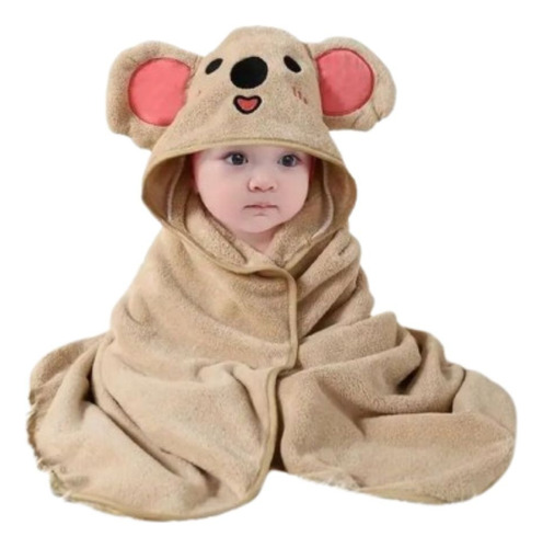 Toalla Para Bebes Infantil Diseño Koala 80x80