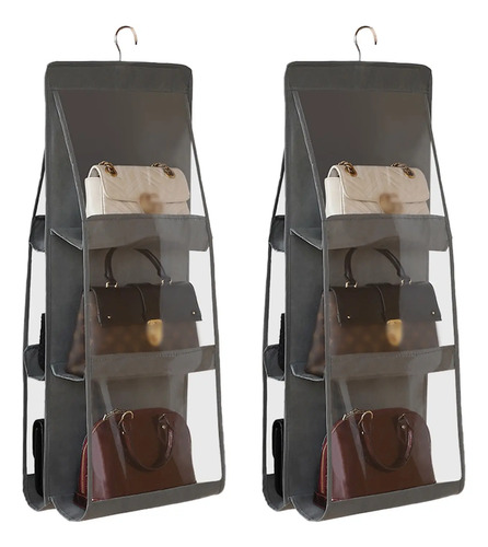 Organizador Colgante Bolsas Mujer Con 6 Compartimentos 2pcs | MercadoLibre