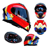 Casco Edge Mujer Maravilla Certificado Moto Dc Comics Dot Fz