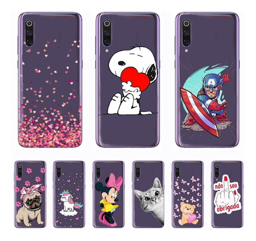 Capa Capinha Para Xiaomi Mi 9 Se Mi9 Desenhos + 200 Modelos