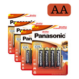16 Pilhas Panasonic Power Alcalinas Aa 
