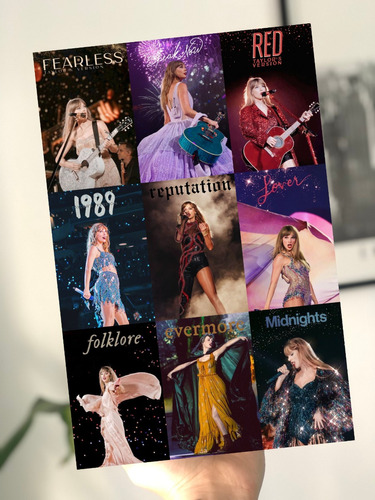 Taylor Swift Cuadro The Eras Tour Collage 20x30cm