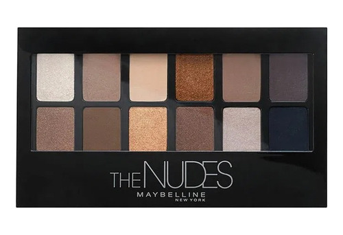 Maybelline Paleta De Sombras The Nudes - 12 Tonos