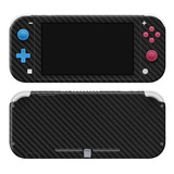 Skin Adesivo Fibra De Carbono Para O Nintendo Switch Lite