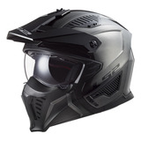  Casco Modular Moto Ls2 Drifter Jeans Titanio + Mica Regalo