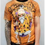 Remera Maestro Roshi Dragon Ball Z Estampa Completa 