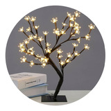 Arbol De Navidad Luminoso Bonsai Luces Led Blanco Calido