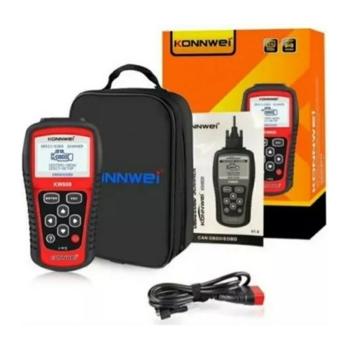 Escaner Automotriz Konnwei Kw808 Obd2 Scanner Multimarcas