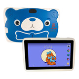 Tablet Infantil A15 De Osito Color Azul