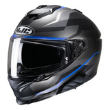 Casco Integral Hjc I71 Nior Gris/negro/azul 