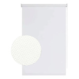 Cortinas Roller Blackout Jaspeadas 100cm*200cm Color Blanco