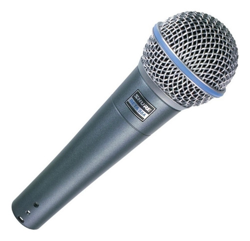 Microfono Vocal Shure Beta 58a Color Gris