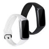 Mallas Para Reloj Samsung Galaxy Fit Sm-r370 Negra Y Blanca