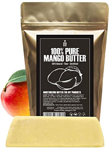 Best Raw, Sin Refinar, Mantequilla De Mango,  Hidratante