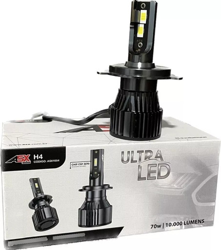 Par De Ultra Led Asx 70w 10000 Lúmens 6000k