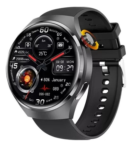 Relógio P/ Esportes Gt4 Pro Com Monitoramento 2 Pulseiras