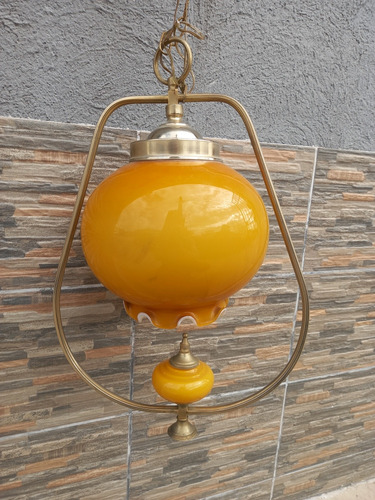 Lámpara De Techo Tipo Quinque - Vintage