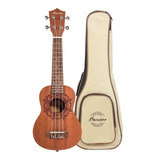 Ukelele Soprano Bamboo Diseño Kailua Con Funda Acolchada