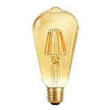 Ampolleta Vintage Filamento Led 6w E27 Luz Calida