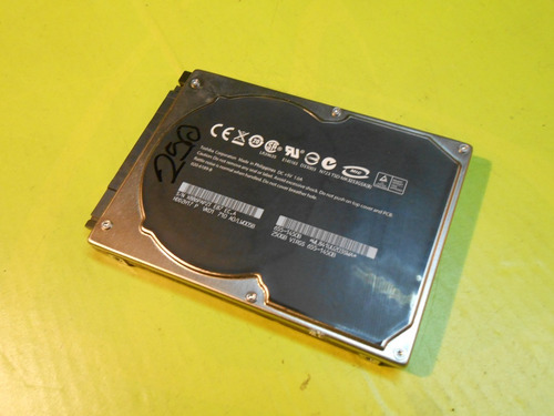 Disco Rigido Toshiba 250gb Sata Notebook Mk2553gsx