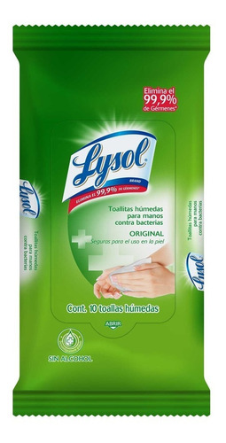 Toallas Lysol Antibacteriales