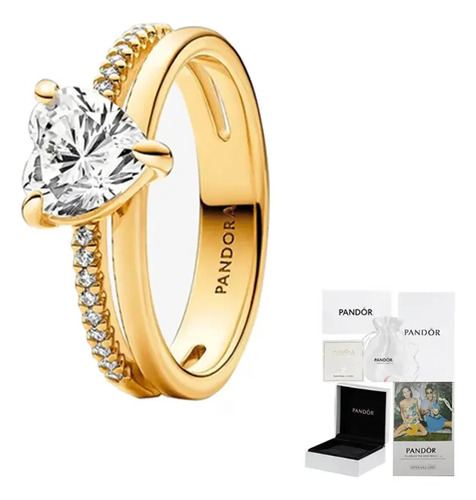 Anillos Pandora Anillos De Plata Promesa Pareja Compromiso
