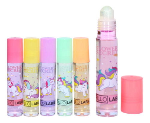 Brillo Labial Para Niñas Lipgloss Diseño Unicornio