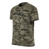 Remera Topper Brand Hombre Algodón Camuflada