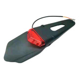 Universal Track Guardabarros For Motocicleta With Lampe
