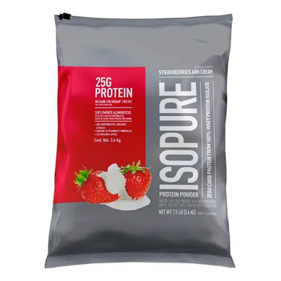 Isopure Proteína Cero Carbohidratos 7.5 Lbs Sabor Fresa | Envío gratis