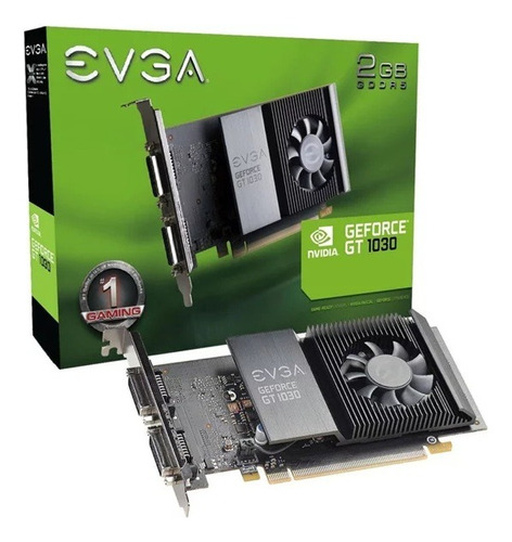 Placa Evga Nvidia Geforce Gt 1030 2gb Ddr5 Low Profile Dvi-d