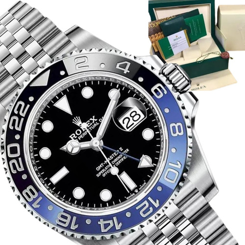 Rolex Gmt Master 2 Pulseira Jubilee Movimento Automático