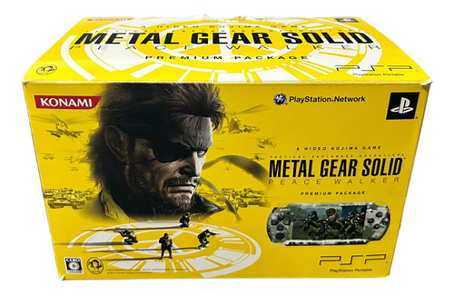 Psp 3000 Edição Limitada Metal Gear Peace Walker Premium Package