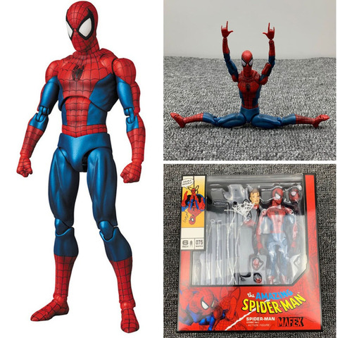 The Avengers Spider-man Maf 075 Acción Figura Modelo Juguete