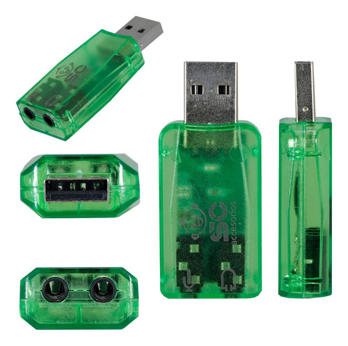 Adaptador De Audio Usb 5.1 Tarjeta Sonido Para Ps5 Pc Laptop