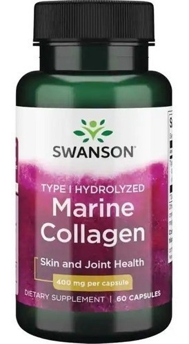 Marine Collagen 60cap/400mg Swanson